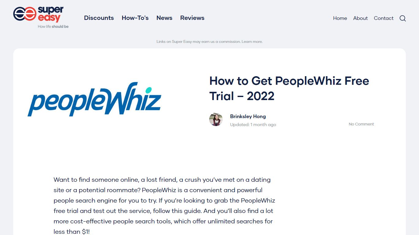 How to Get PeopleWhiz Free Trial - 2022 - Super Easy