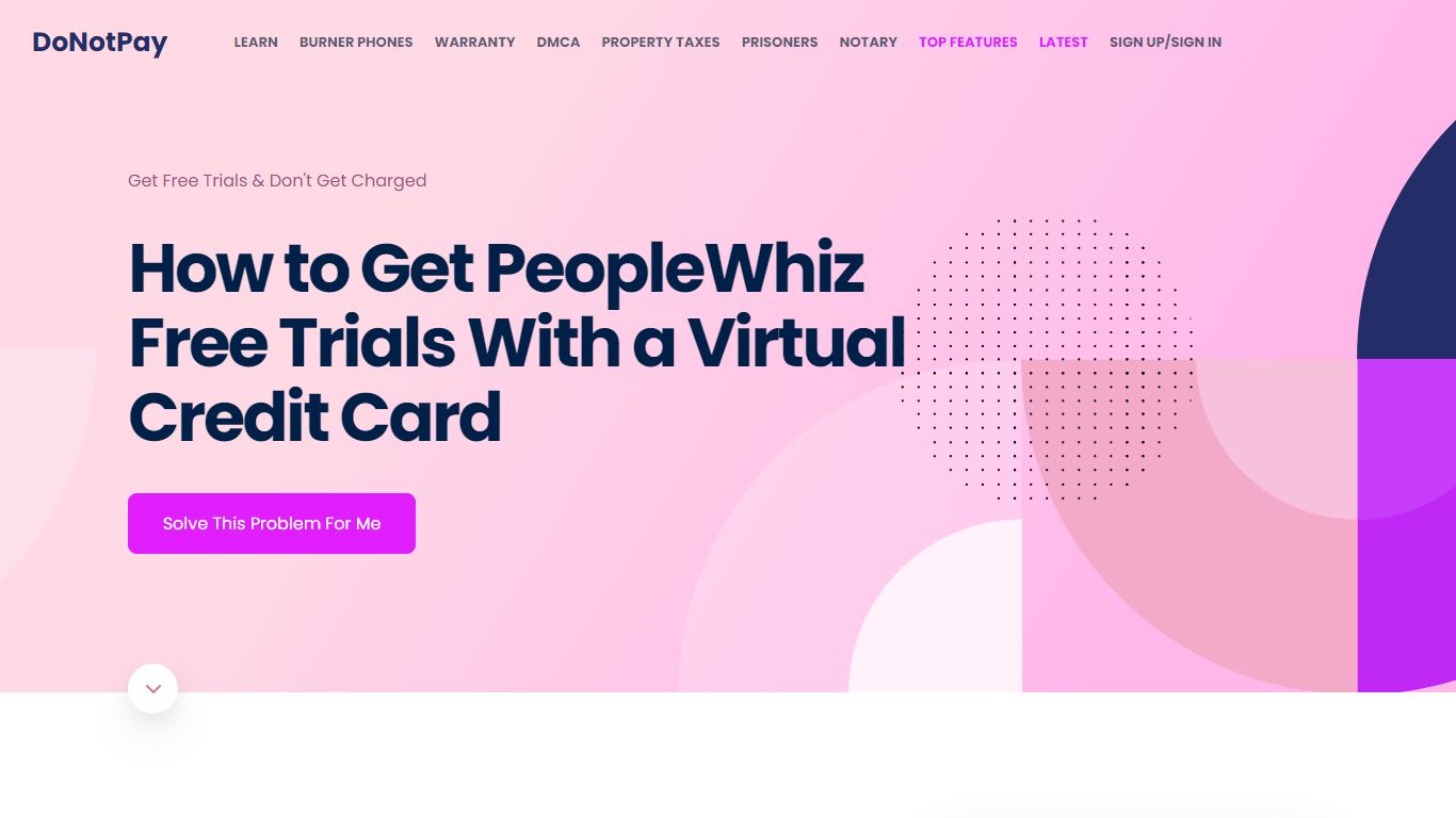 Get PeopleWhiz Free Trial Without Giving Your Credit Card ... - DoNotPay